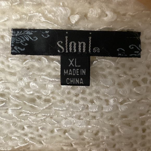 Ivory, white cardigan with lace xl - Picture 4 of 5